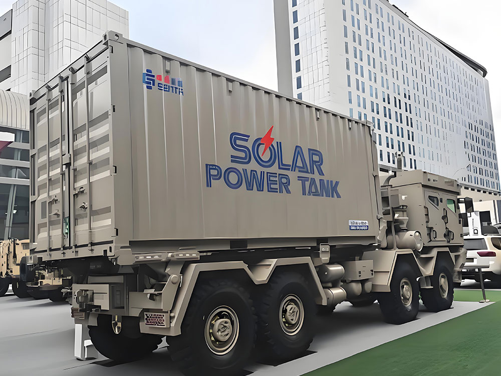 Solar Power Containers for Affari militari